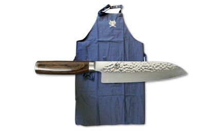 Shun Premier Santoku - Set mit Schürze